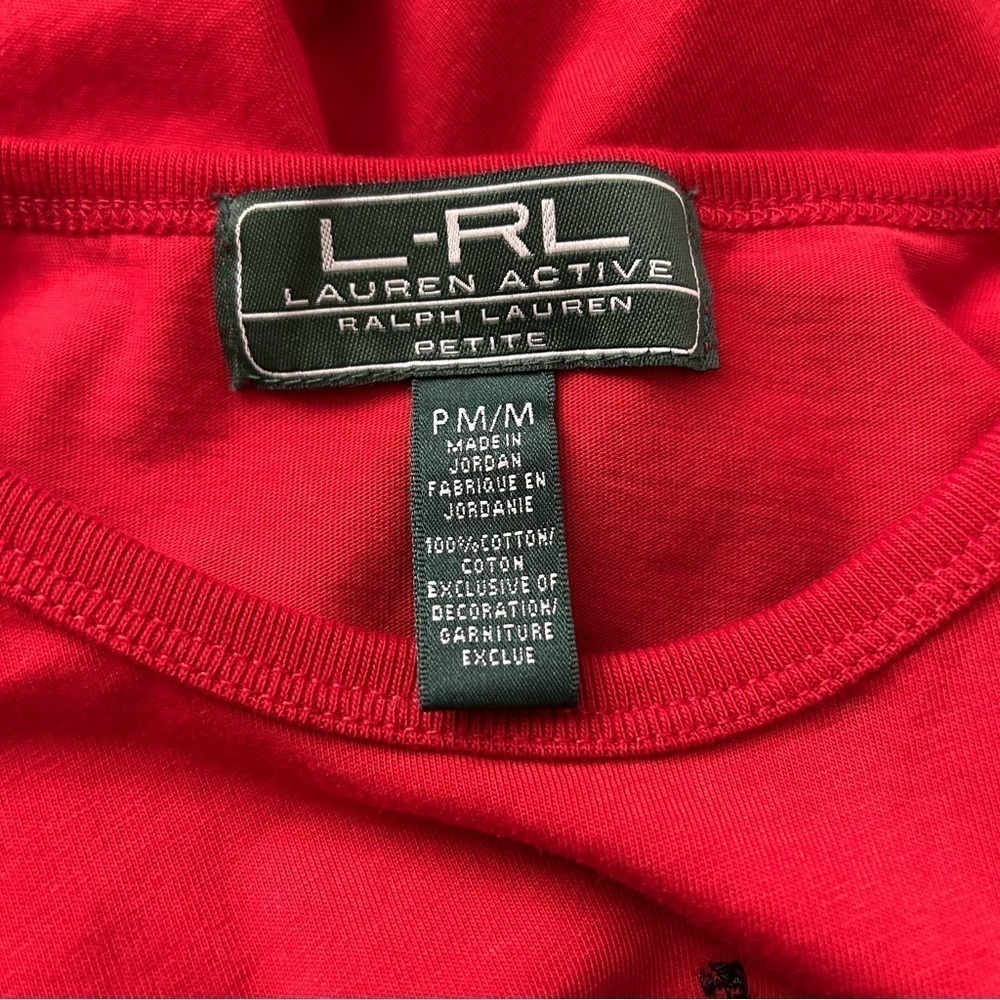Lauren Ralph Lauren Embroidered Logo T Shirt - Picture 4 of 5